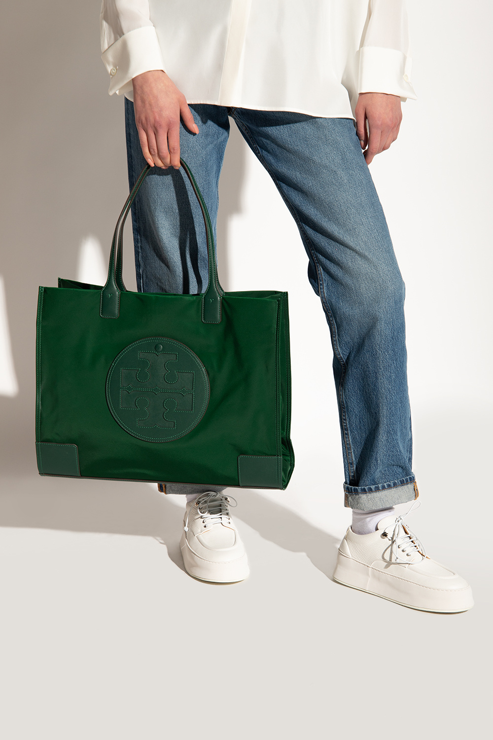 Green 'Ella' shopper bag Tory Burch - SchaferandweinerShops